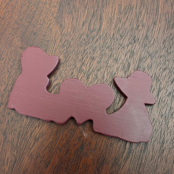 Lot of vintage cottagecore/grandmillenial style decor pieces- hearts & geese - Picture 8 of 8